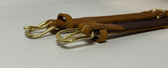 Luxury Tan Leather Dog Collar